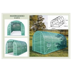 Invernadero de 8 m² 4x2x2 mt.