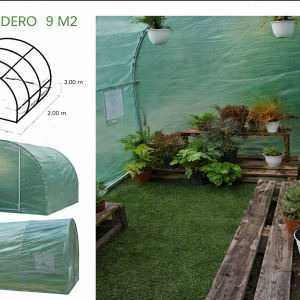 Invernadero de 9 m²  3x3x2 mt.